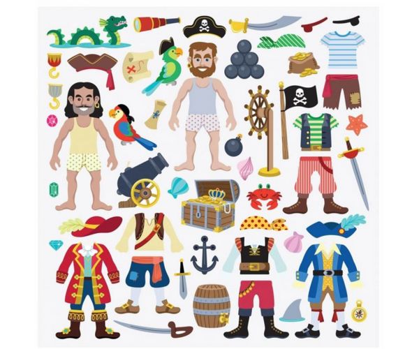 Kalózos pufi matrica készlet - Melissa & Doug