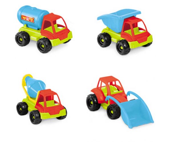 Műanyag építőipari teherautó 25cm-es többféle 1db - Mondo Toys