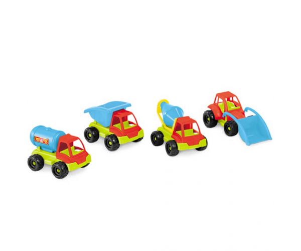 Műanyag építőipari teherautó 25cm-es többféle 1db - Mondo Toys