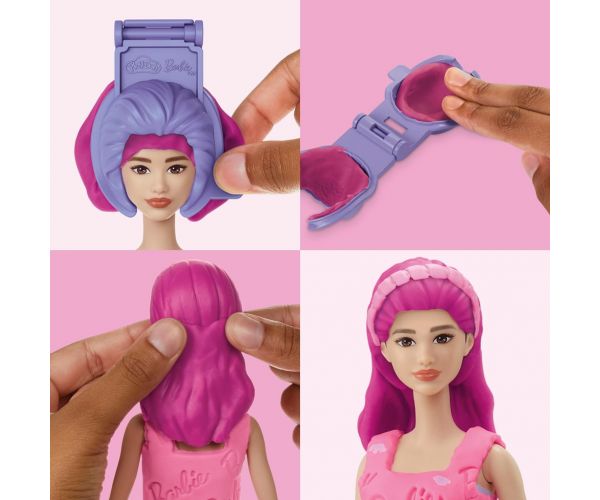 Play-Doh: Barbie szívek és hajkorona gyurma szett babával - Hasbro