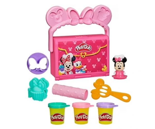 Play-Doh: Disney Jr. On-The-Go Minnie hordozható gyurmaszett - Hasbro