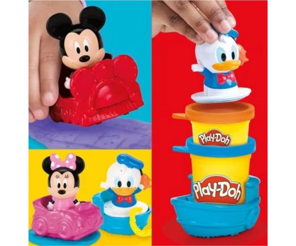 Play-Doh: Disney Jr. Stamp & Go Megapack gyurmaszett - Hasbro