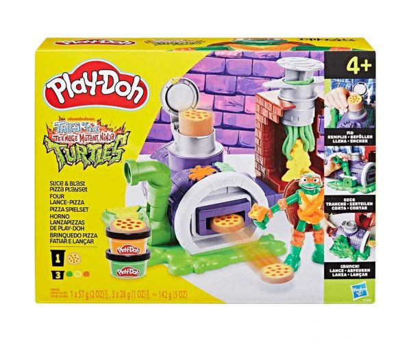 Play-Doh: Tini Ninja Teknőcök Slice and blast pizza játékkészlet - Hasbro