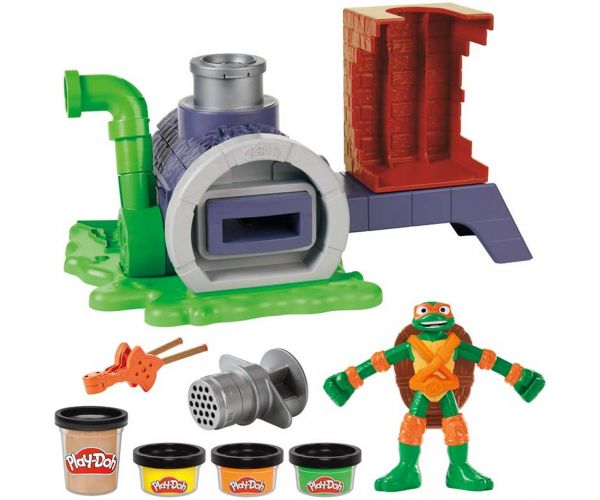 Play-Doh: Tini Ninja Teknőcök Slice and blast pizza játékkészlet - Hasbro