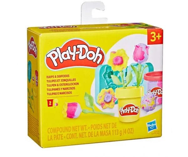Play-Doh: Kis virágok - Tulipán és nárcisz gyurmaszett - Hasbro