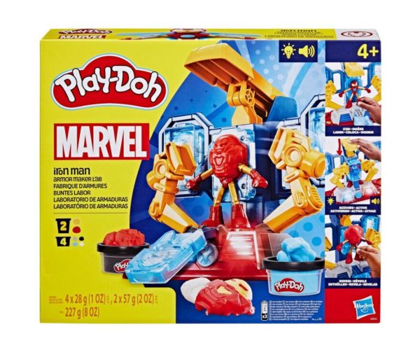 Play-Doh Marvel: Bosszúállók Vasember páncélgyártó laboratóriuma fénnyel és hanggal - Hasbro