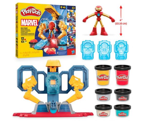 Play-Doh Marvel: Bosszúállók Vasember páncélgyártó laboratóriuma fénnyel és hanggal - Hasbro