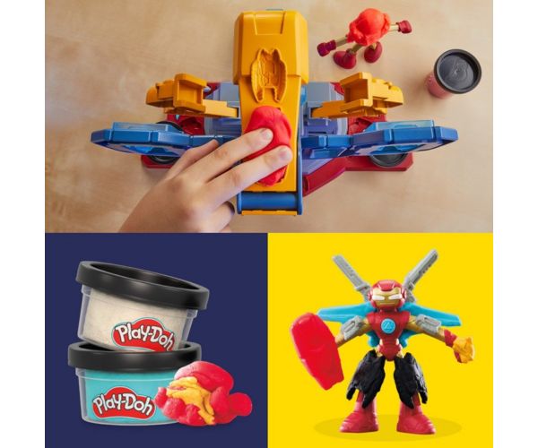 Play-Doh Marvel: Bosszúállók Vasember páncélgyártó laboratóriuma fénnyel és hanggal - Hasbro