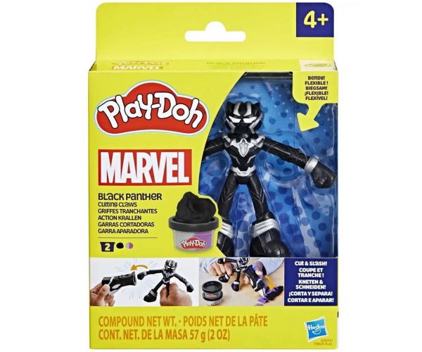 Play-Doh: Marvel Fekete Párduc játékszett - Hasbro