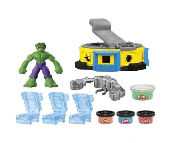 Play-Doh: Marvel Hulk Smash & Squish játékszett - Hasbro