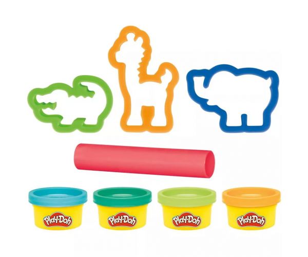 Play-Doh: Mini szafari gyurmaszett 4 tégely gyurmával - Hasbro