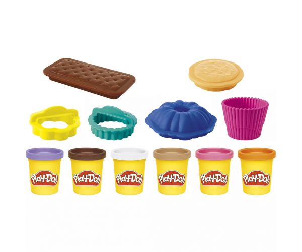 Play-Doh: Ételformák - Cukrászda játékszett - Hasbro