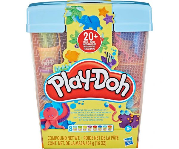 Play-Doh: Állatformázó gyurmaszett 8db gyurmával - Hasbro