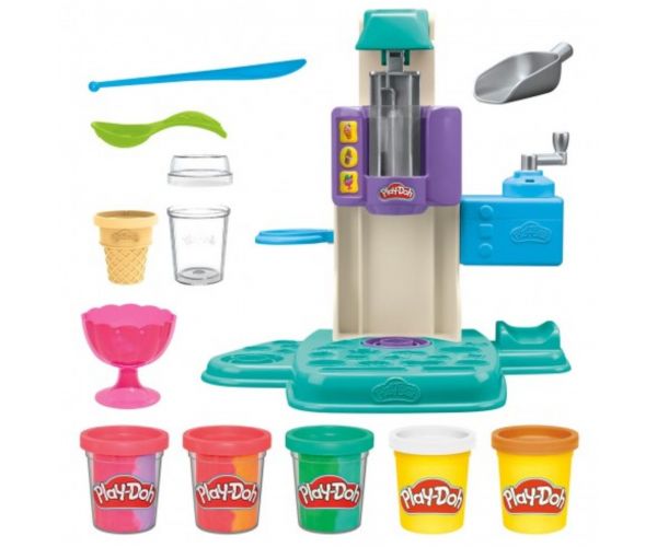 Play-Doh: Szivárványcsavar jégkrémkészítő gyurmaszett - Hasbro
