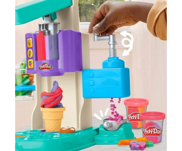 Play-Doh: Szivárványcsavar jégkrémkészítő gyurmaszett - Hasbro