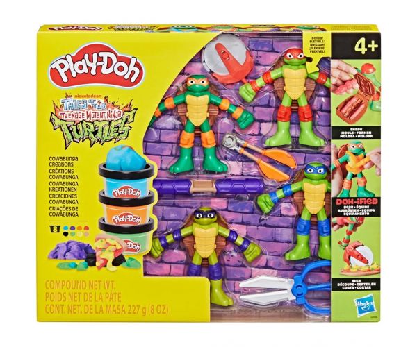 Play-Doh: Tini ninja teknőcök cowabunga creations játékszett - Hasbro