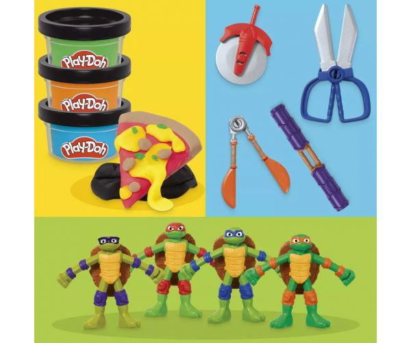 Play-Doh: Tini ninja teknőcök cowabunga creations játékszett - Hasbro