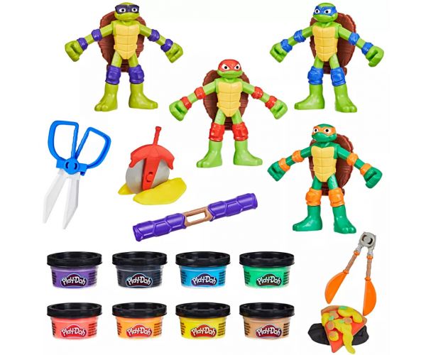 Play-Doh: Tini ninja teknőcök cowabunga creations játékszett - Hasbro