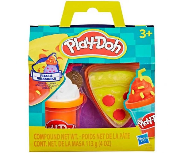 Play-Doh: Treats To Go Pizza és milkshake gyurma szett - Hasbro