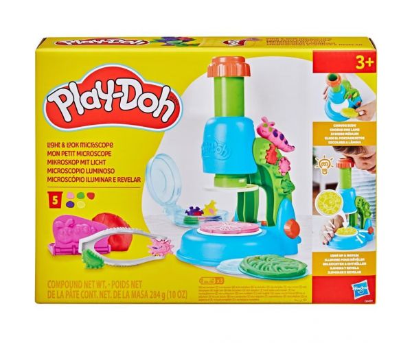 Play-Doh: Wonder Glow mikroszkópos gyurmaszett világító elemekkel – Hasbro