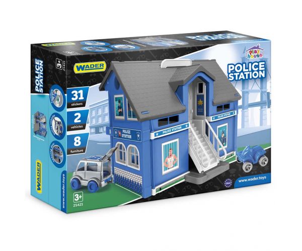 Play House: Rendőrségi játékszett járművekkel - Wader