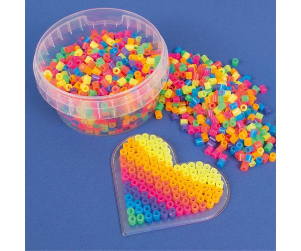 PlayBox: 5mm-es MIDI vasalható gyöngy 1000db-os neon színekben