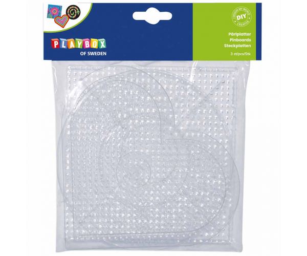 PlayBox: 5mm-es MIDI vasalható gyöngy alaplapok 3db-os csomag