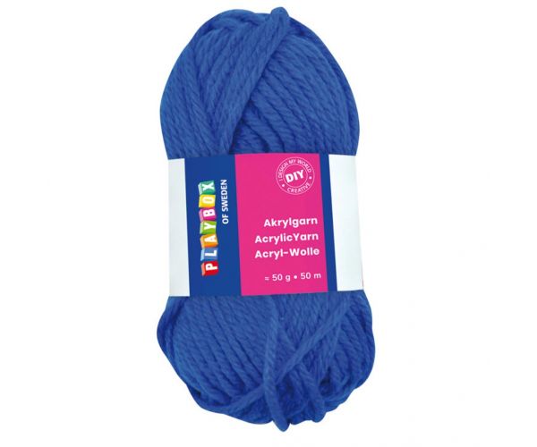 PlayBox: Akril fonal 50g kék