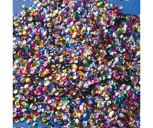 PlayBox: Színes flitter csomag 6mm átmérő 100g