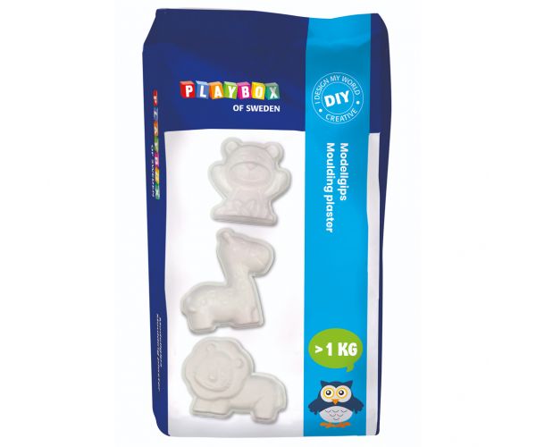 PlayBox: Fehér gipsz por 1kg