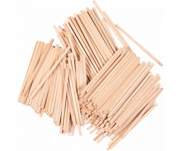 PlayBox: Dekorációs fa pálcák 86x3x3mm 650db-os csomag