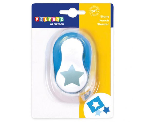 PlayBox: Formalyukasztó csillag 2,5cm
