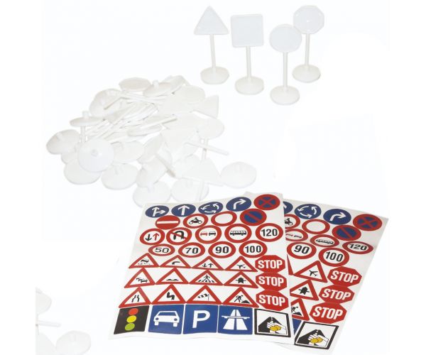 PlayBox: KRESZ jelzőtáblák matricákkal