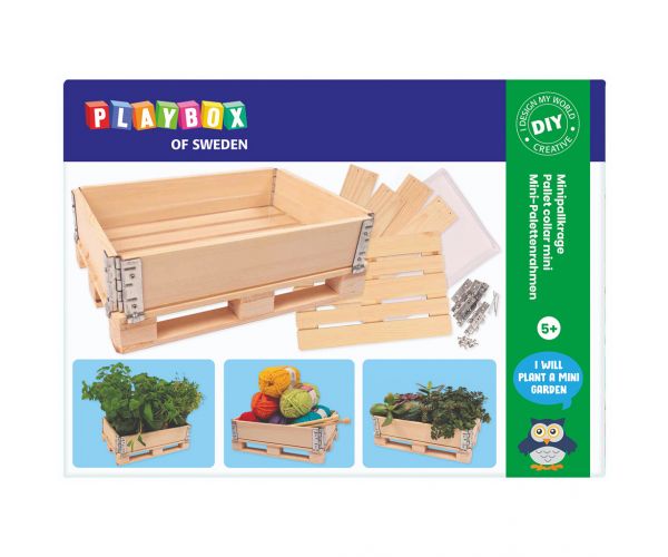 PlayBox: Raklap láda fából 18x28x8,65cm