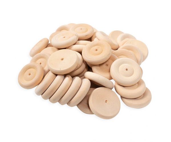 PlayBox: Fa kerekek 50db 50mm