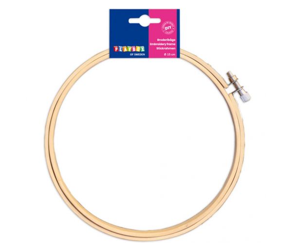 PlayBox: Fa hímzőkeret 15cm átmérőjű
