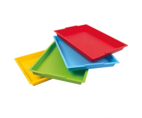 PlayBox: Műanyag színes tálca 41x31cm 1db