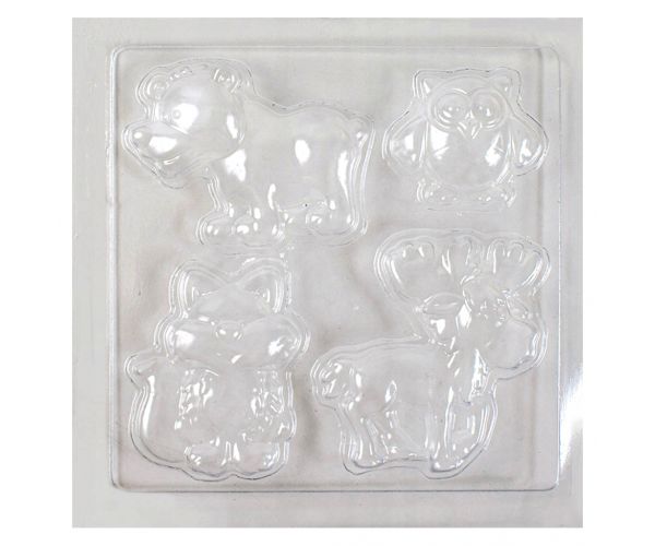 PlayBox: Állatos gipszkiöntő forma 17x17cm