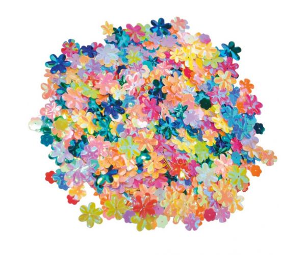 PlayBox: Virágos flitterek 250g-os csomag