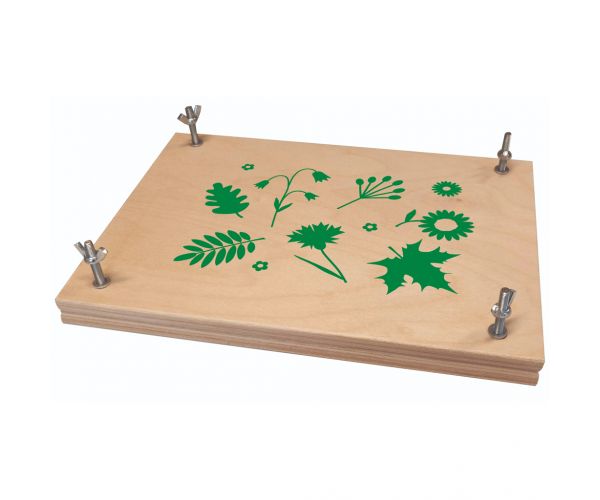 PlayBox: Növényprés fából 31,8x21,5cm