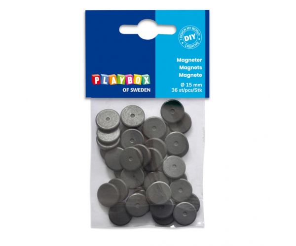 PlayBox: Mágnes korongok 15mm-es 36db-os