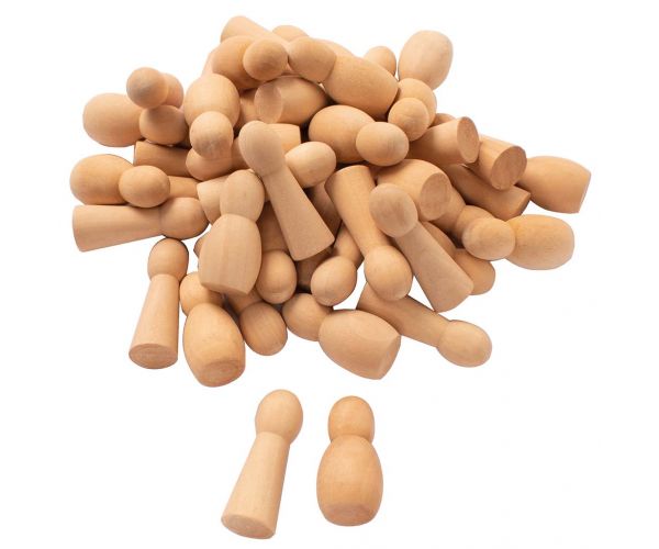 PlayBox: Natúr fa bábuk 40x47mm 50db-os csomag