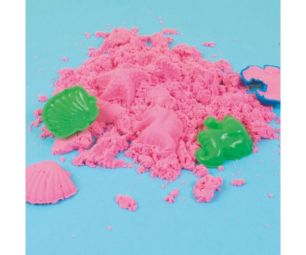 PlayBox: Pink színű homokgyurma vödörben 1kg