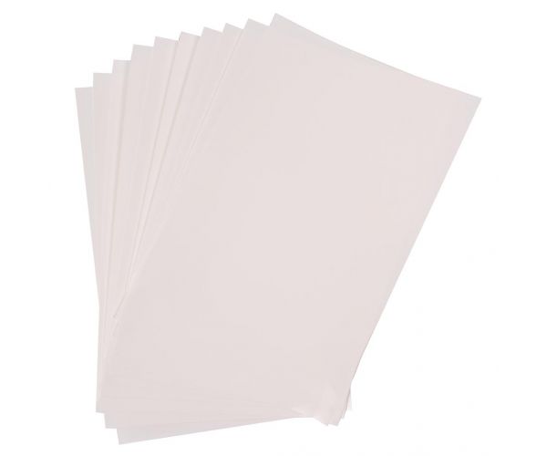 PlayBox: Fehér zsugor lap szett 10db-os 20x30cm