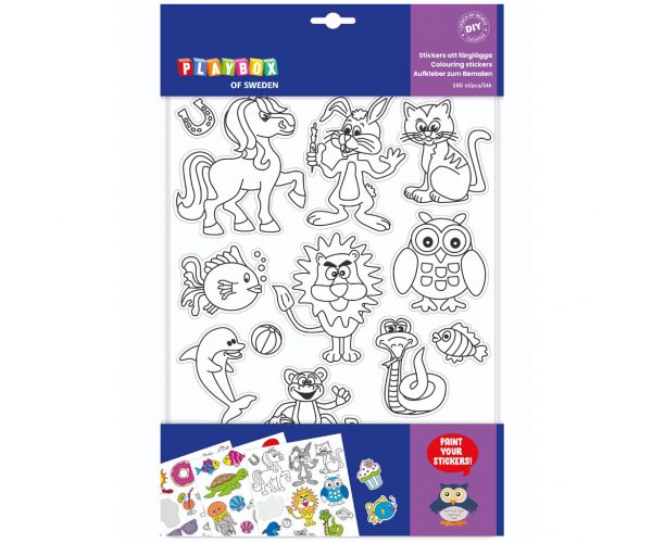 PlayBox: Színezhető 160 db-os matrica szett