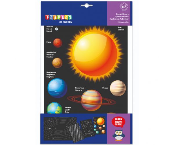 PlayBox: A Naprendszer bolygói matricás szett