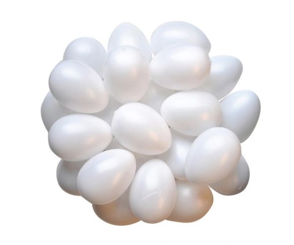 PlayBox: Műanyag tojás 25 db-os szett 6x4,5cm