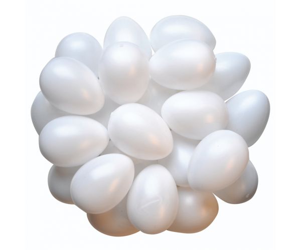 PlayBox: Műanyag 25 db-os tojás szett 6x4,5cm