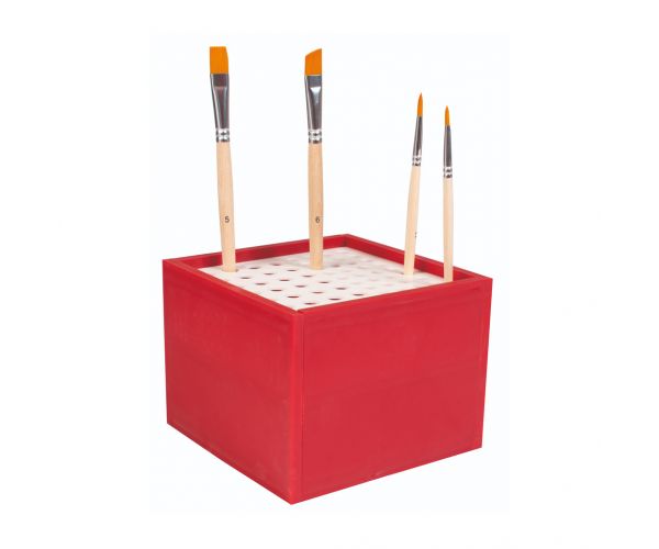 PlayBox: Ecsettartó doboz 64 férőhelyes 13x13x10cm-es
