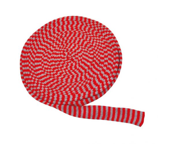 PlayBox: Tömhető piros-szürke textil tekercs 10m x 3cm